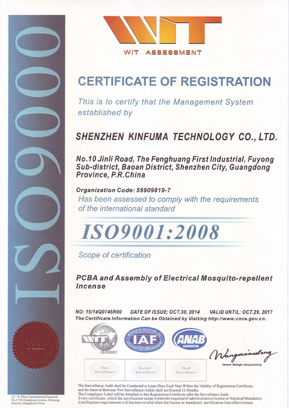 ISO9001:2008質(zhì)量認(rèn)證證書